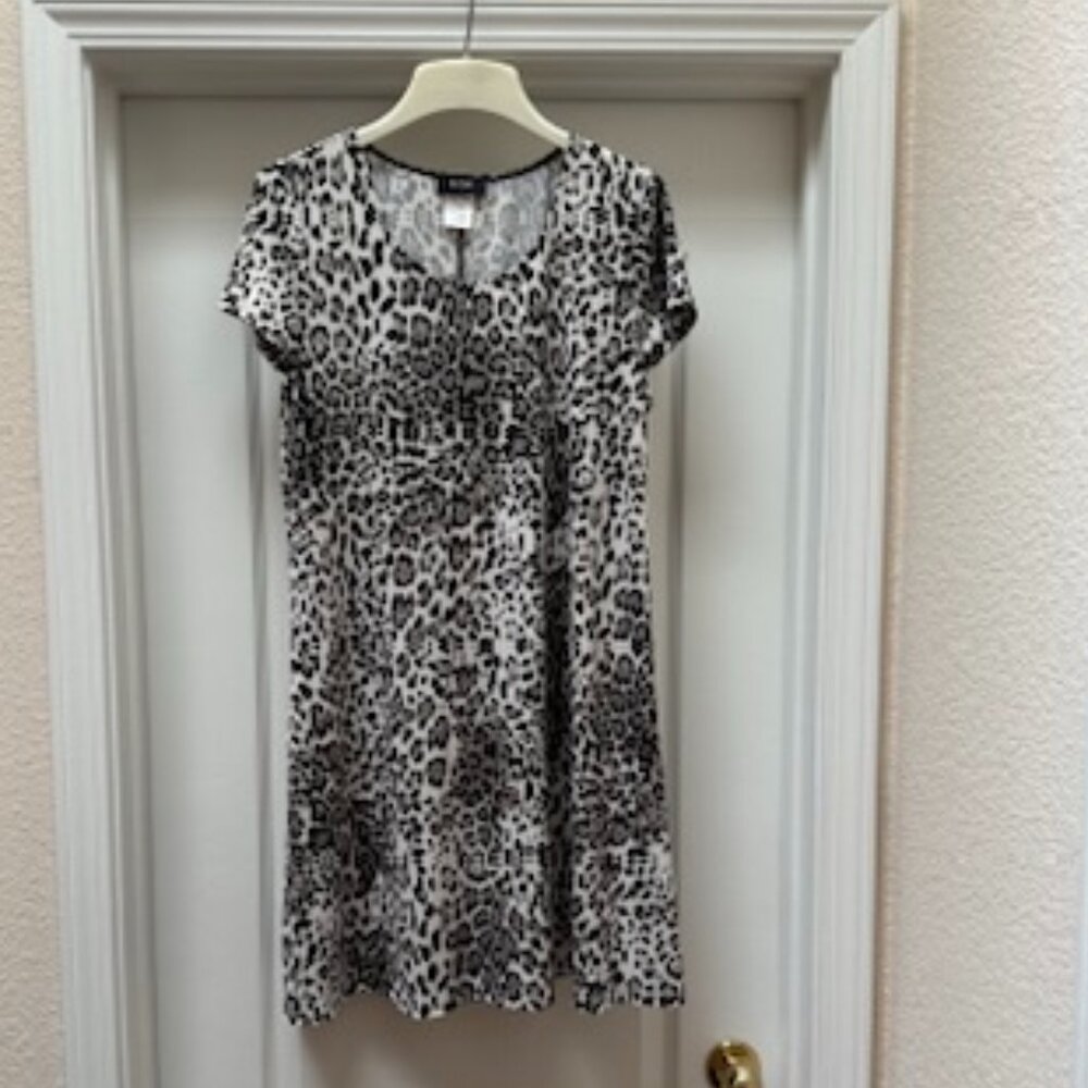 MSK Animal Print swing dress